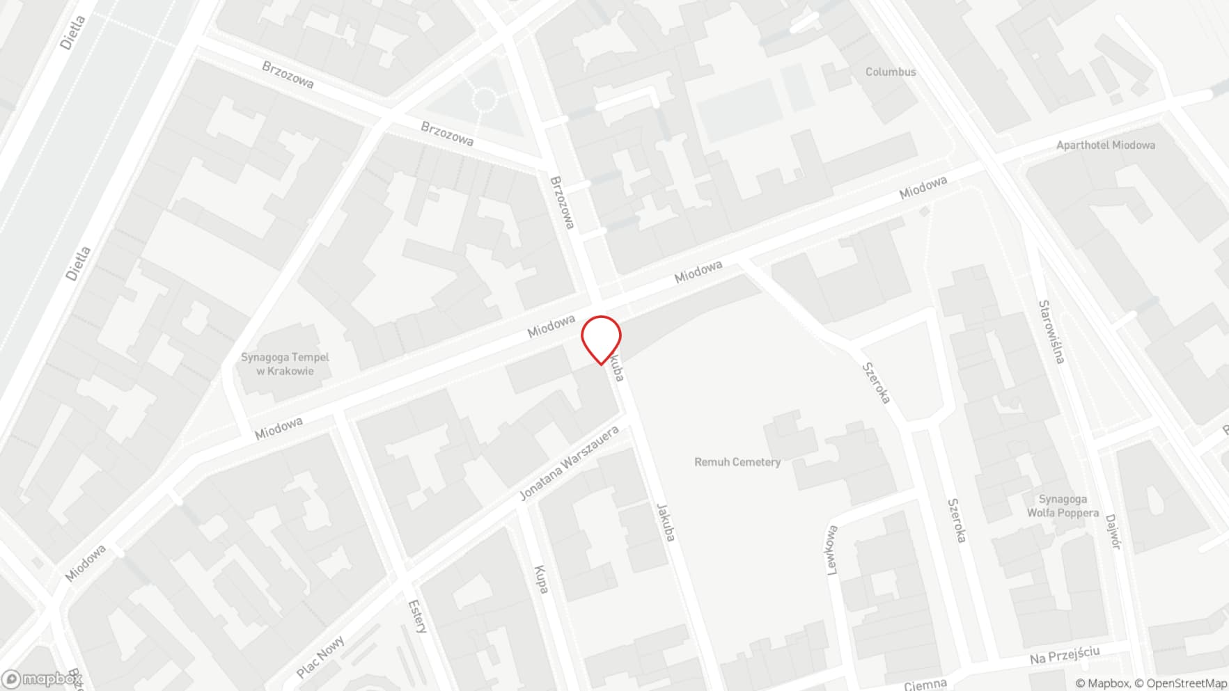 map of cracow